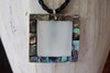 Picture of necklace with nacre pendant, 50 x 3,3cm, 10gr