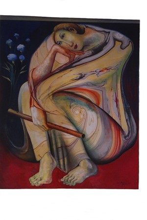 Picture of painting "the flautist"