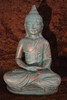 Picture of buddha made of lavasand