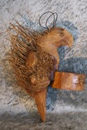 Show details for bird bath with parrot Picture of bird bath with parrot