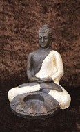 Show details for buddha with candlelightholder Picture of buddha with candlelightholder