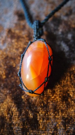 Picture of necklace with gemstone