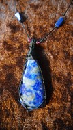 Show details for necklace with gemstone Picture of necklace with gemstone