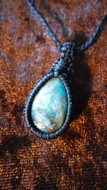 Show details for necklace with gemstone Picture of necklace with gemstone
