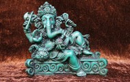 Picture of ganesha relaxing