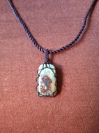 Show details for necklace with gemstone Picture of necklace with gemstone
