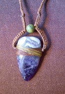 Show details for necklace with gemstone Picture of necklace with gemstone